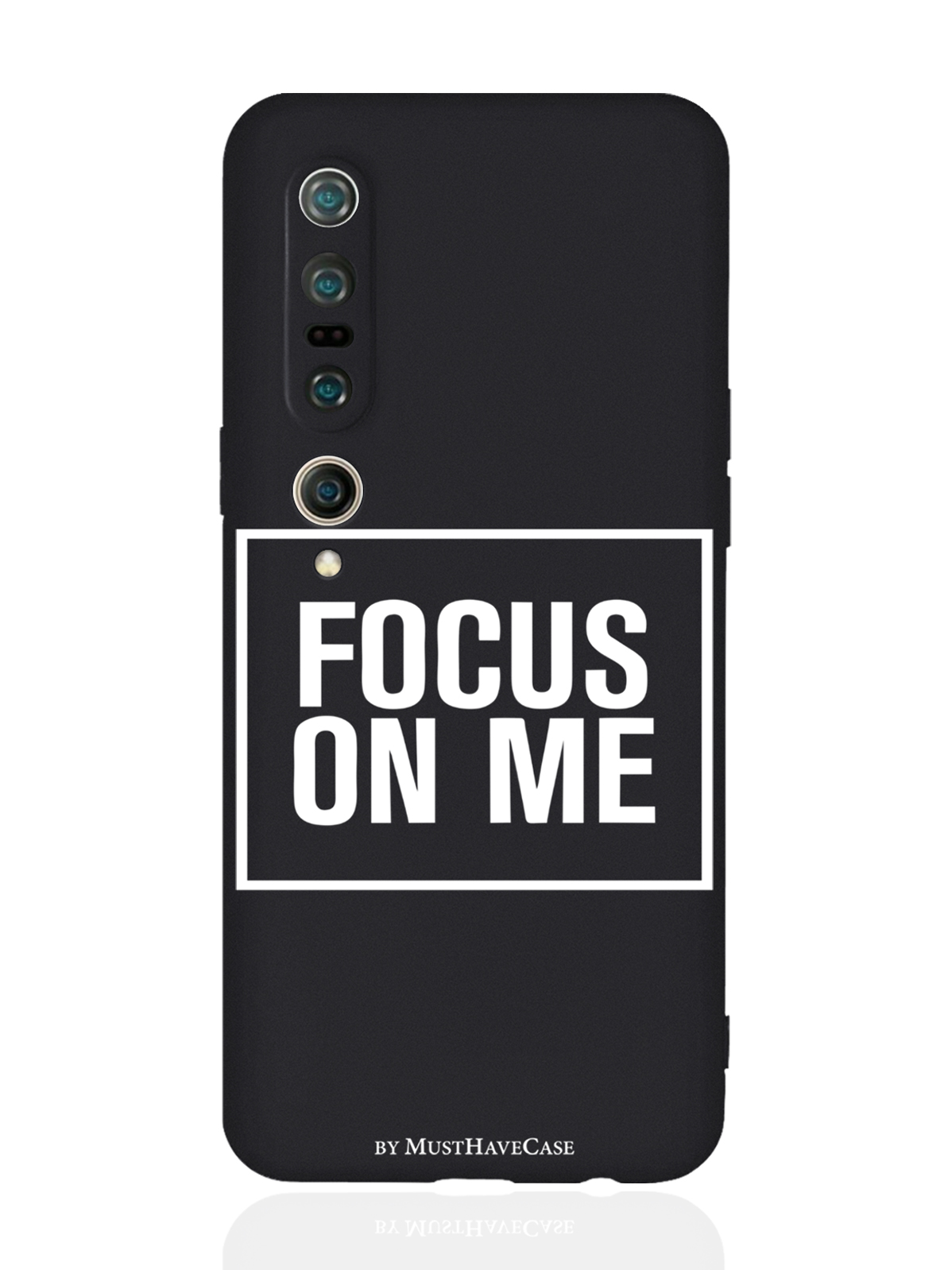 

Чехол MustHaveCase для Xiaomi Mi 10 Pro Focus on me черный, Черный;белый