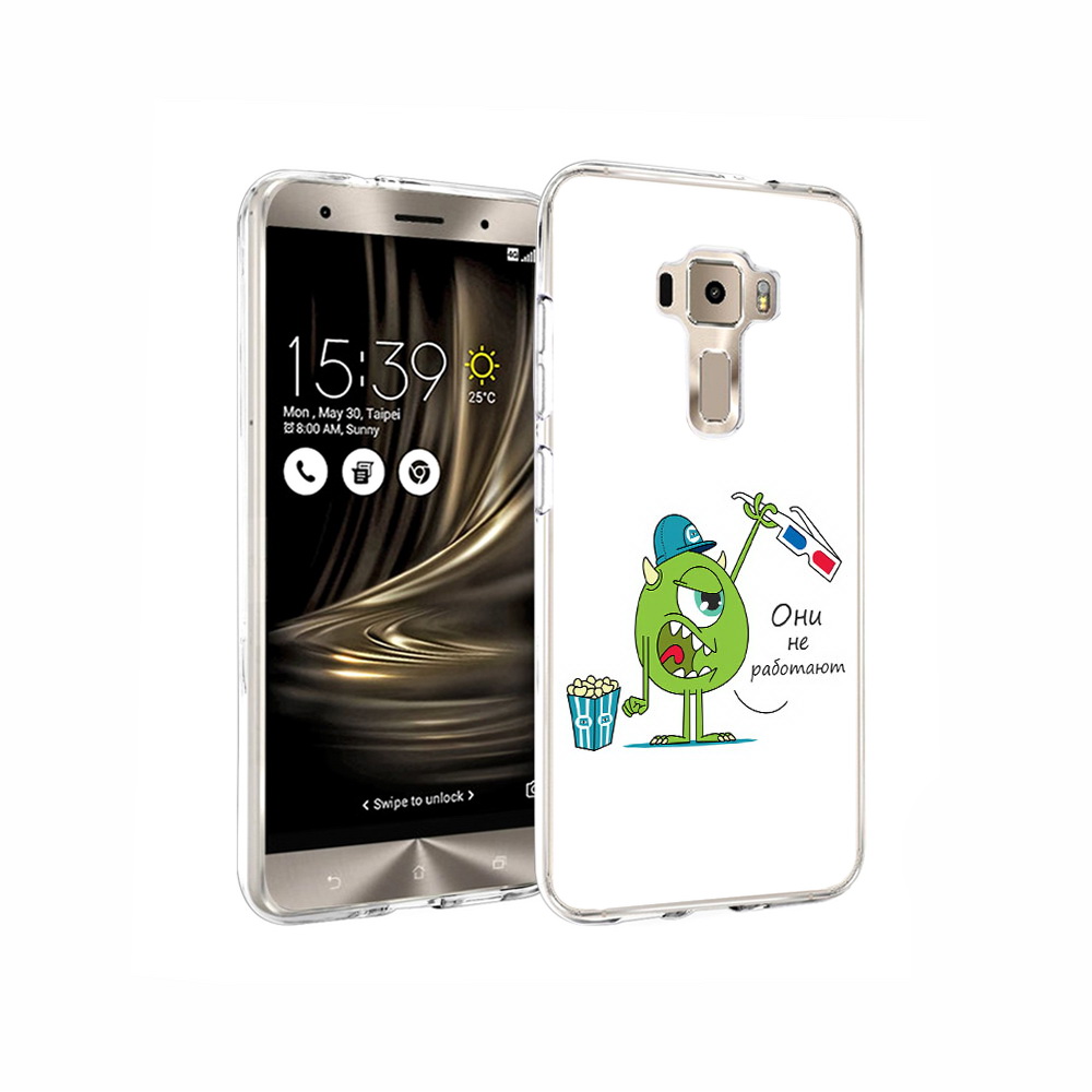 

Чехол MyPads Tocco для Asus ZenFone 3 Очки не работают, Прозрачный, Tocco