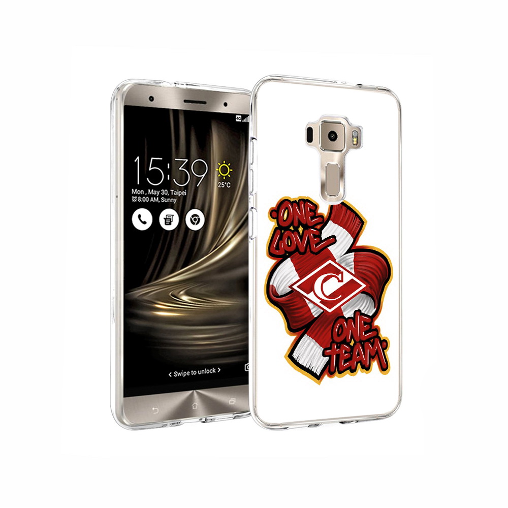 

Чехол MyPads Tocco для Asus ZenFone 3 Одна любовь-Спартак, Прозрачный, Tocco