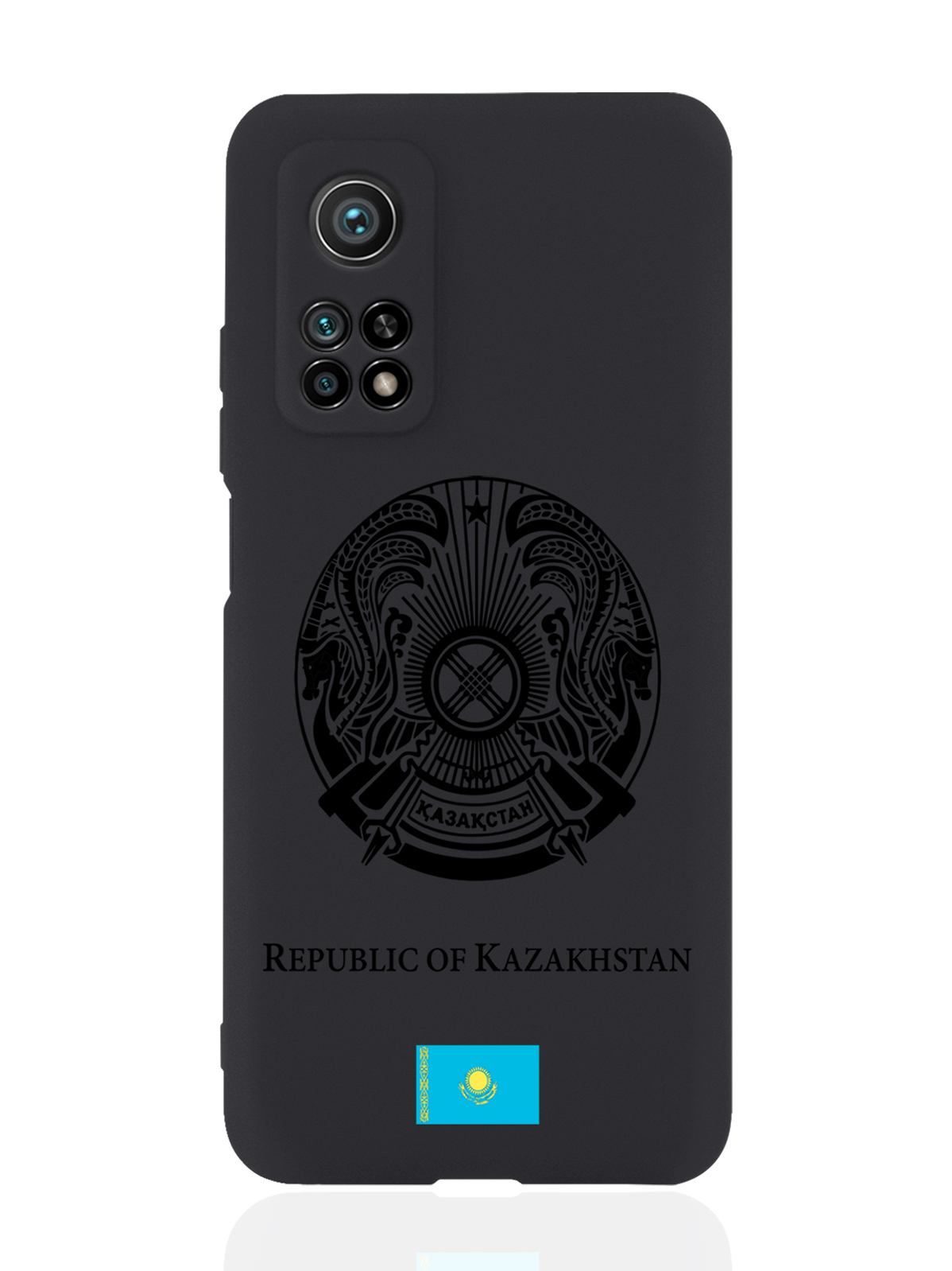 

Чехол SignumCase для Xiaomi Mi 10T Черный лаковый Герб Казахстана черный