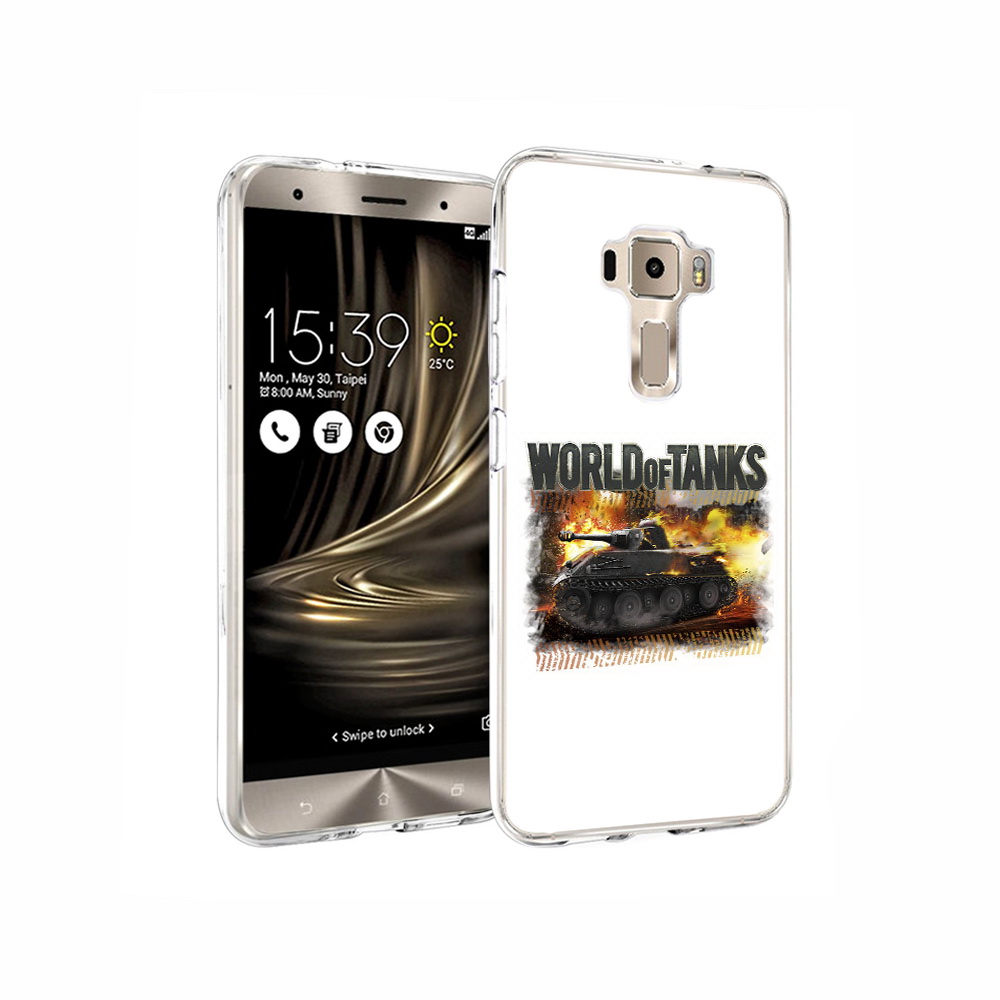Чехол MyPads Tocco для Asus ZenFone 3 Мир танков-2