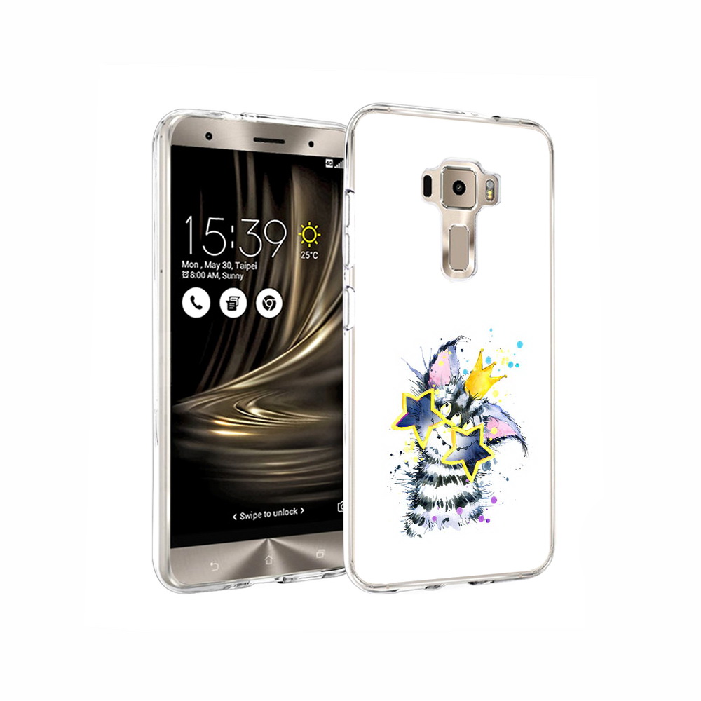 

Чехол MyPads Tocco для Asus ZenFone 3 Мартовский Нуся, Прозрачный, Tocco