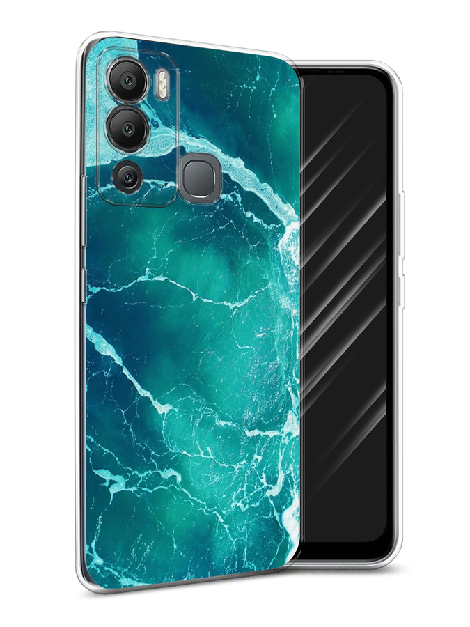 

Чехол Awog на Infinix Hot 12i "Изумрудный океан", Разноцветный, 3101250-4