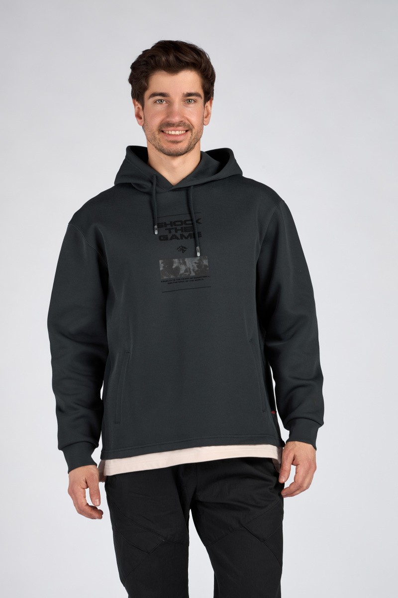 

Худи мужское Anta 852411761 STG серое 4XL, Серый, 852411761 STG