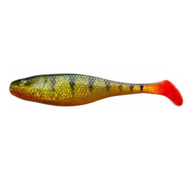 

Мягкие приманки Narval Commander Shad 12cm #019-Yellow Perch, Черный;золотистый, Commander Shad