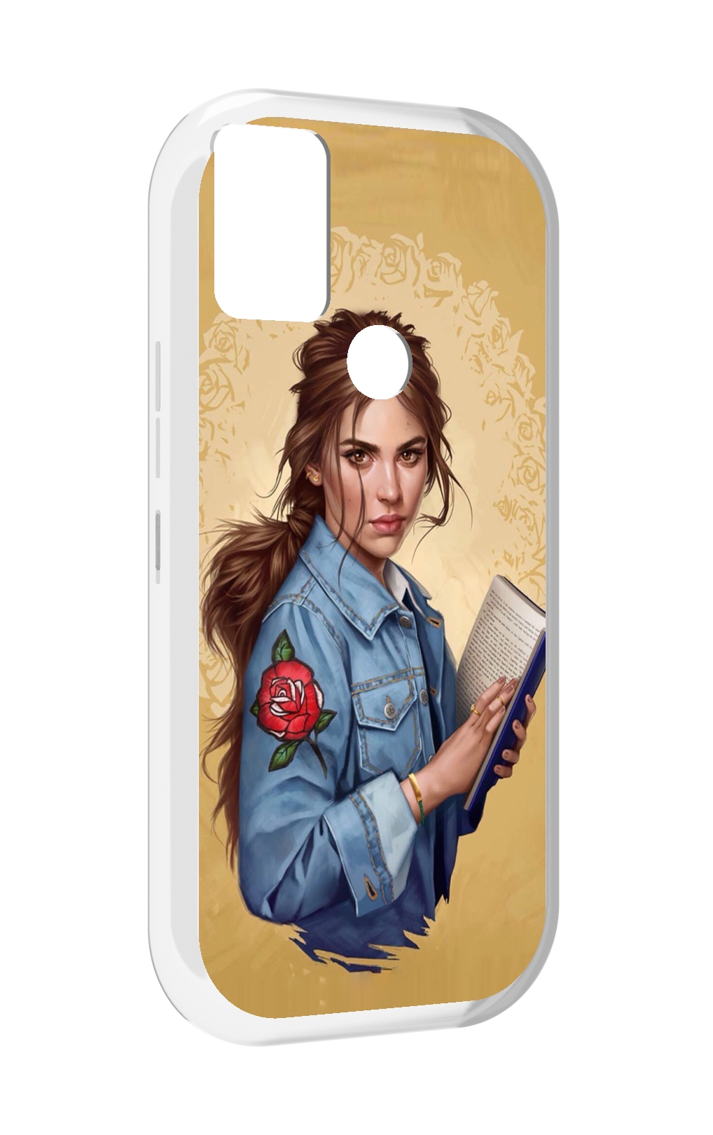 

Чехол MyPads девушка-в-бежевом-фоне для UMIDIGI A9, Прозрачный, Tocco