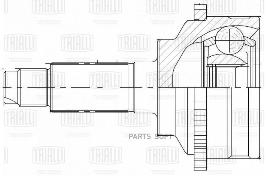 

ШРУС наружный KIA Spectra (Izhevsk) 2000-> ABS+ TRIALLI GO 0850