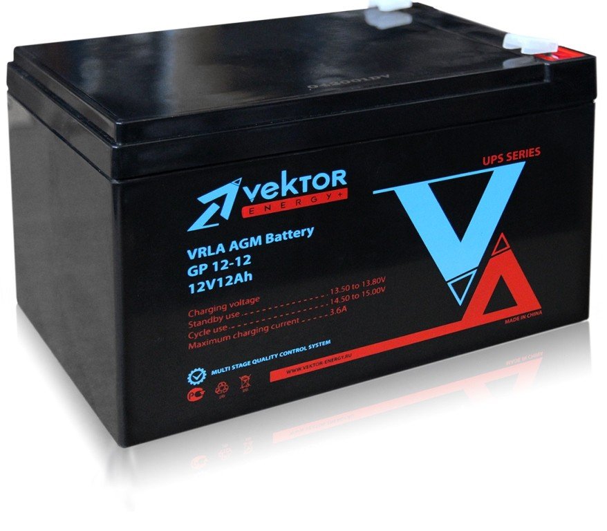 Аккумуляторная батарея Vektor GP 12-12