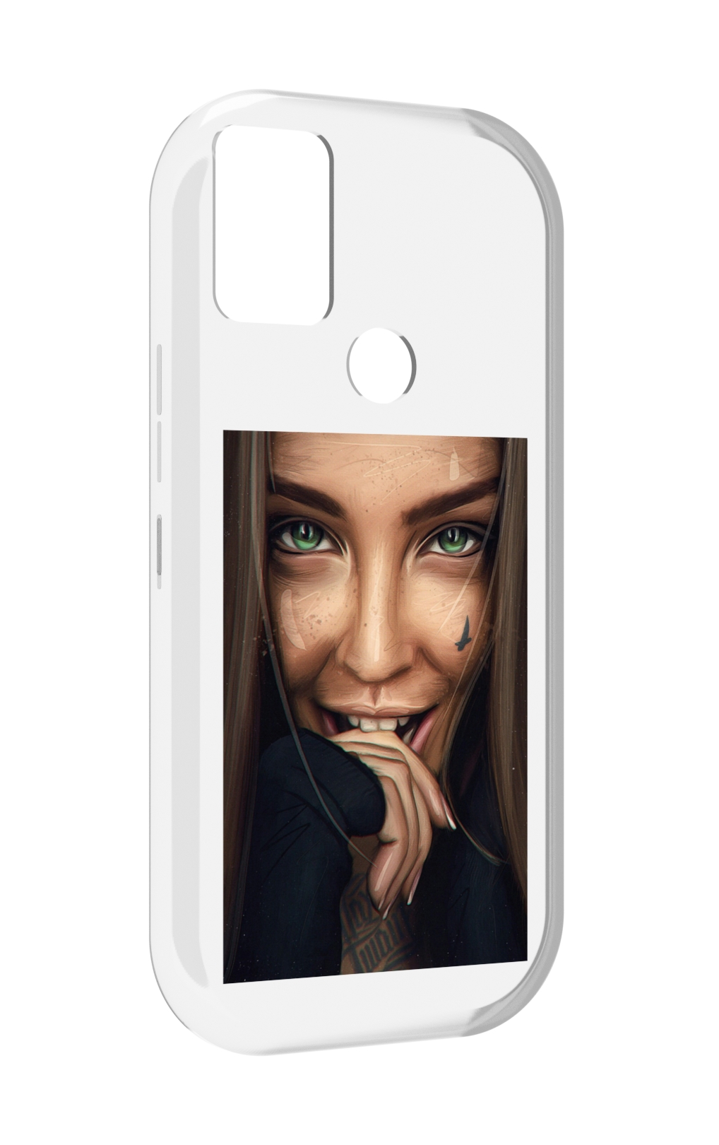 

Чехол MyPads девушка улыбается женский для UMIDIGI A9, Прозрачный, Tocco