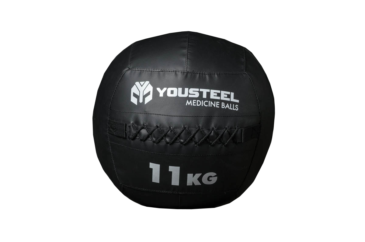 

Медбол Yousteel 11 кг, со шнуровкой