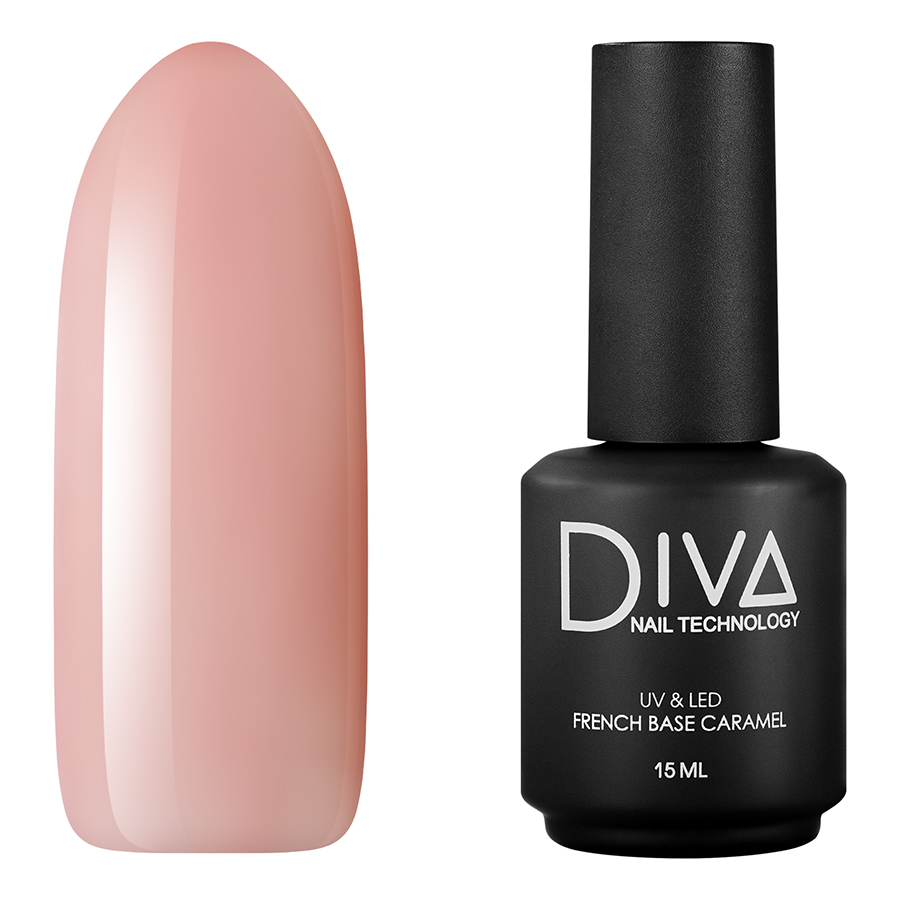 База Diva Nail Technology, French base Caramel 15 мл