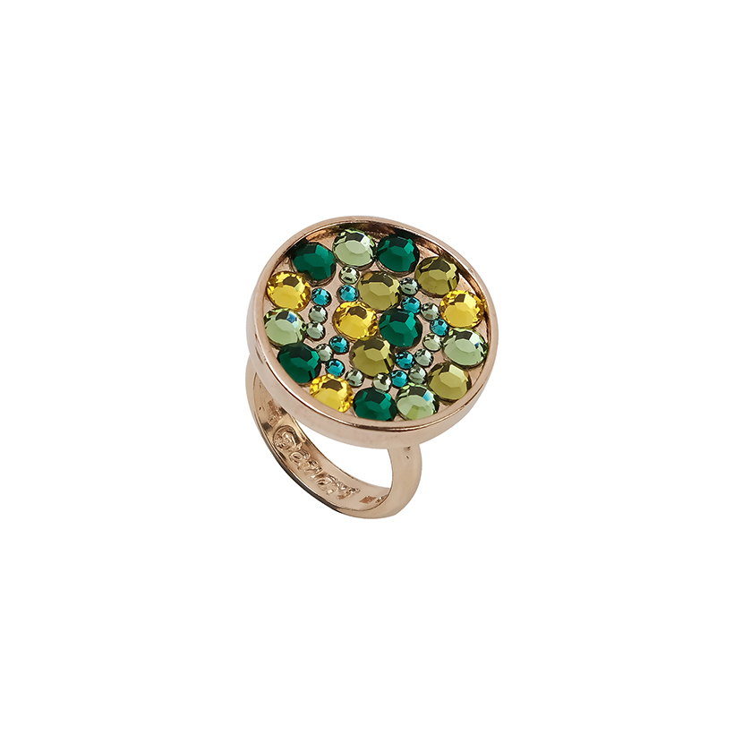 

Кольцо из бижутерного сплава р.  Jenavi k193p023, swarovski