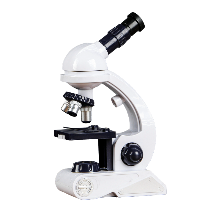 Микроскоп кратность увеличения 450х 200х 80х с подсветкой белый 2291311