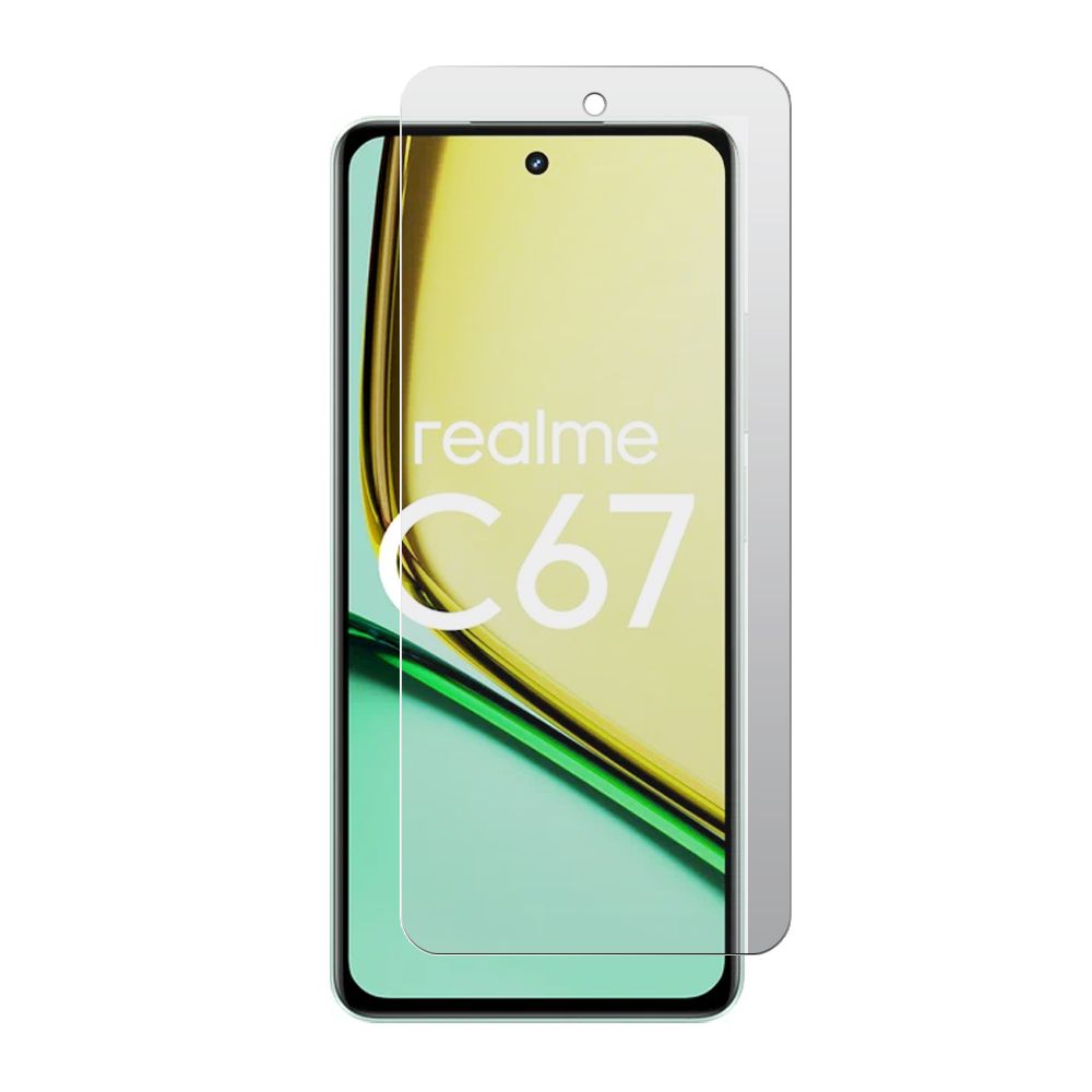 

Стекло защитное гибридное МАТОВОЕ Krutoff для Realme C67