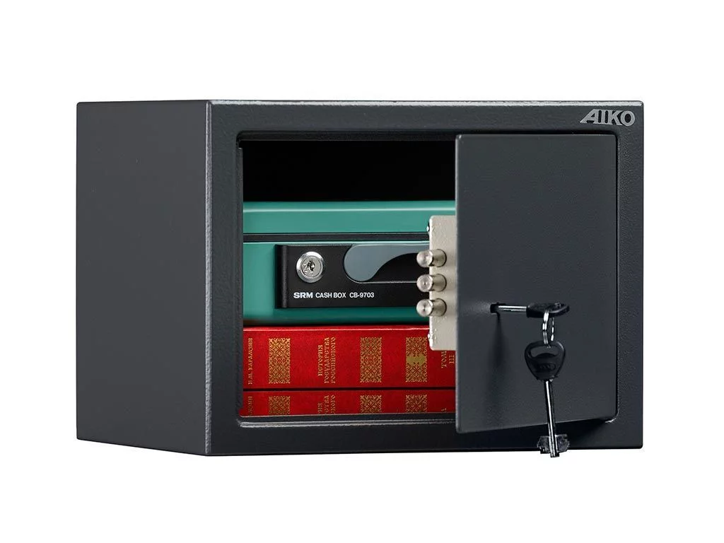 

Мебельный сейф AIko T-230 КL Т-230 KL Графит 310x250x230, Серый