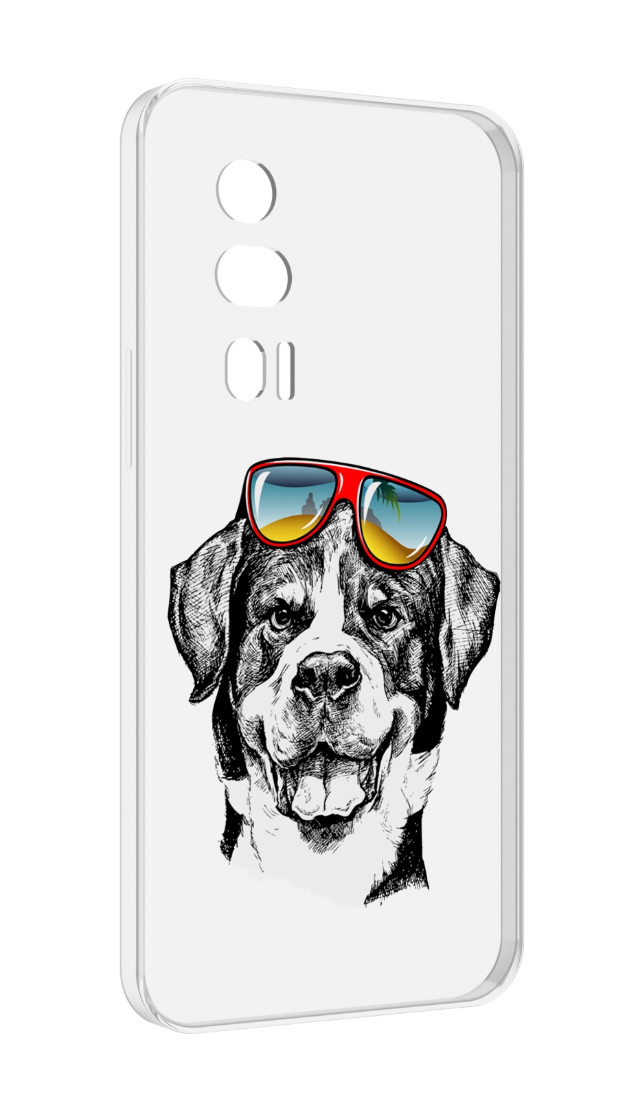 

Чехол MyPads счастливая собака для Xiaomi Redmi K60 противоударный, Tocco