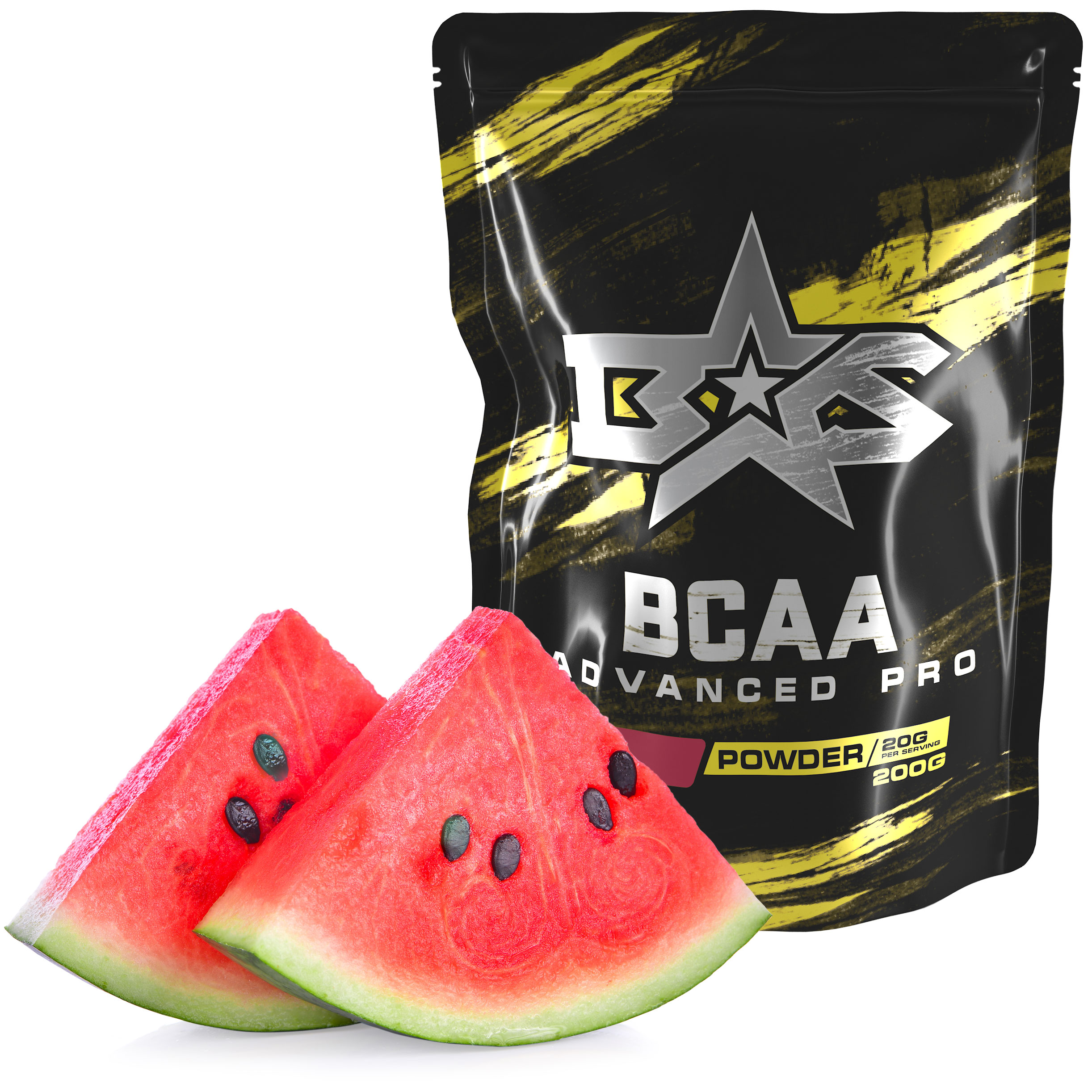 фото Аминокислотный комплекс binasport advanced pro bcaa бцаа порошок 200 г со вкусом арбуза