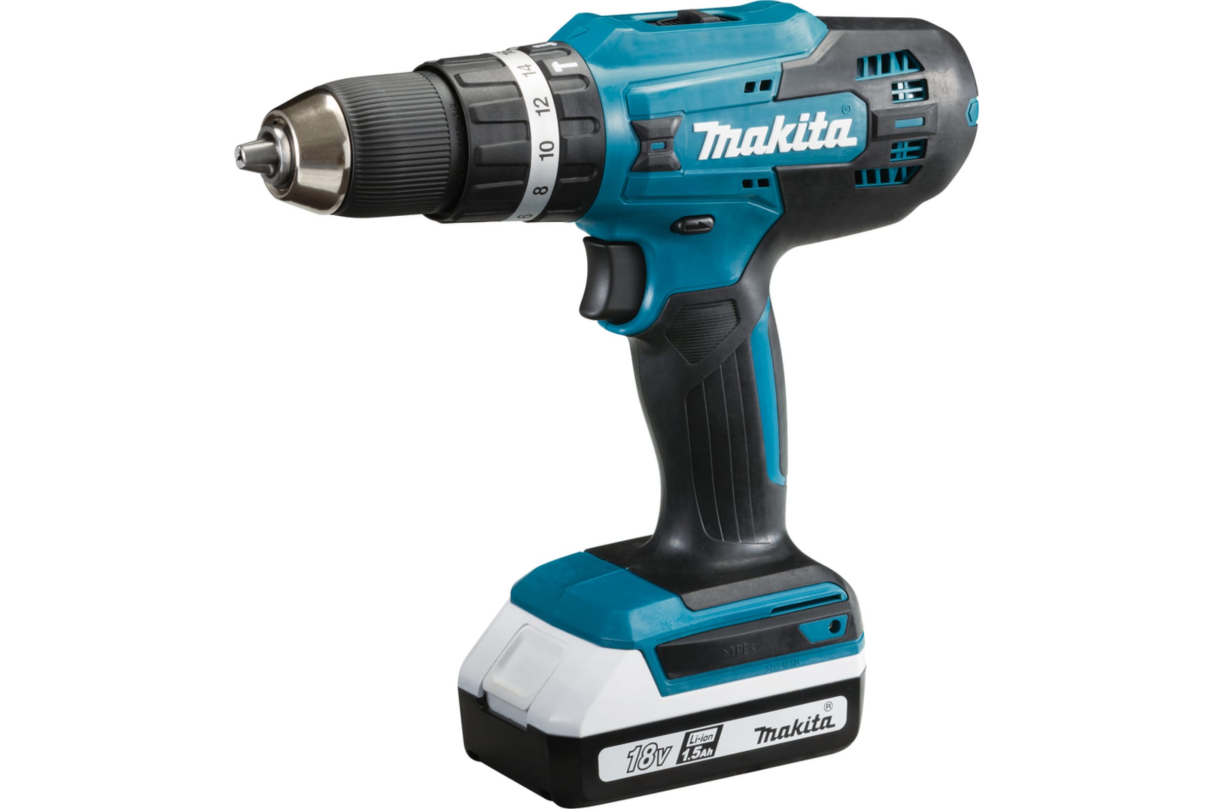 

Дрель аккумуляторная ударная НР488DWE Makita