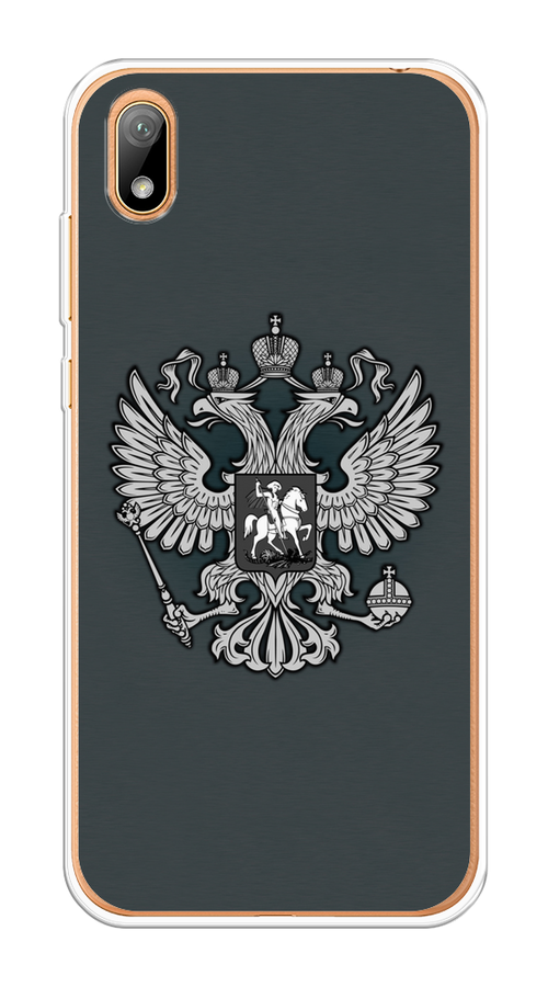 

Чехол Awog на Honor 8S "Герб России серый", 69150-5