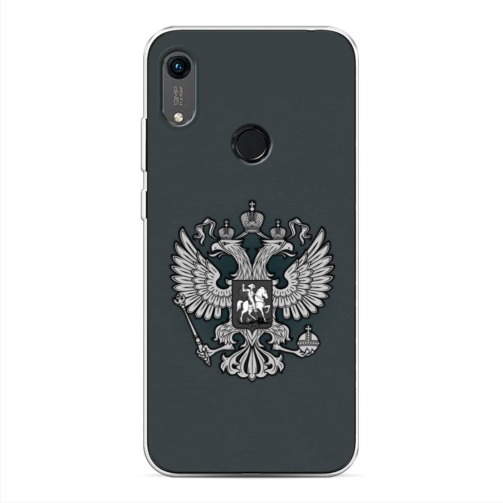 фото Чехол awog "герб россии серый" для honor 8a (8a pro/prime)