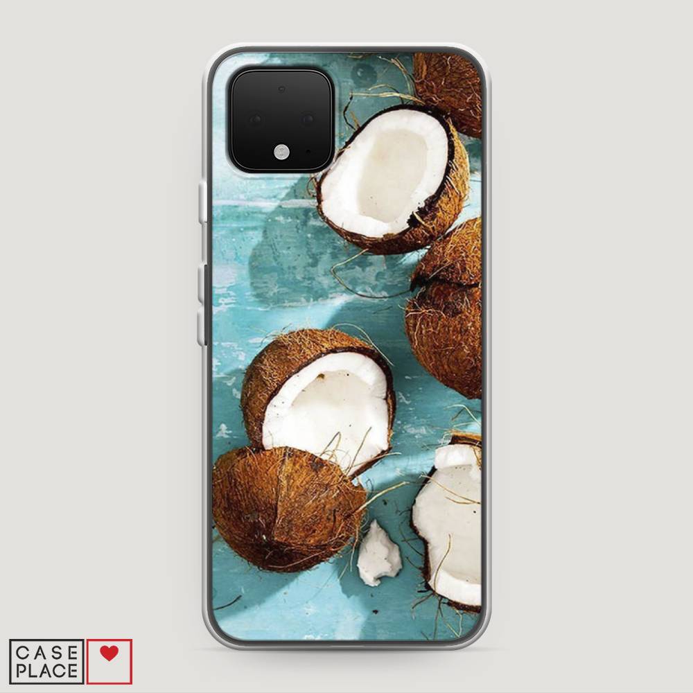 

Чехол Awog на Google Pixel 4 "Разбитые кокосы", Разноцветный, 270250-10