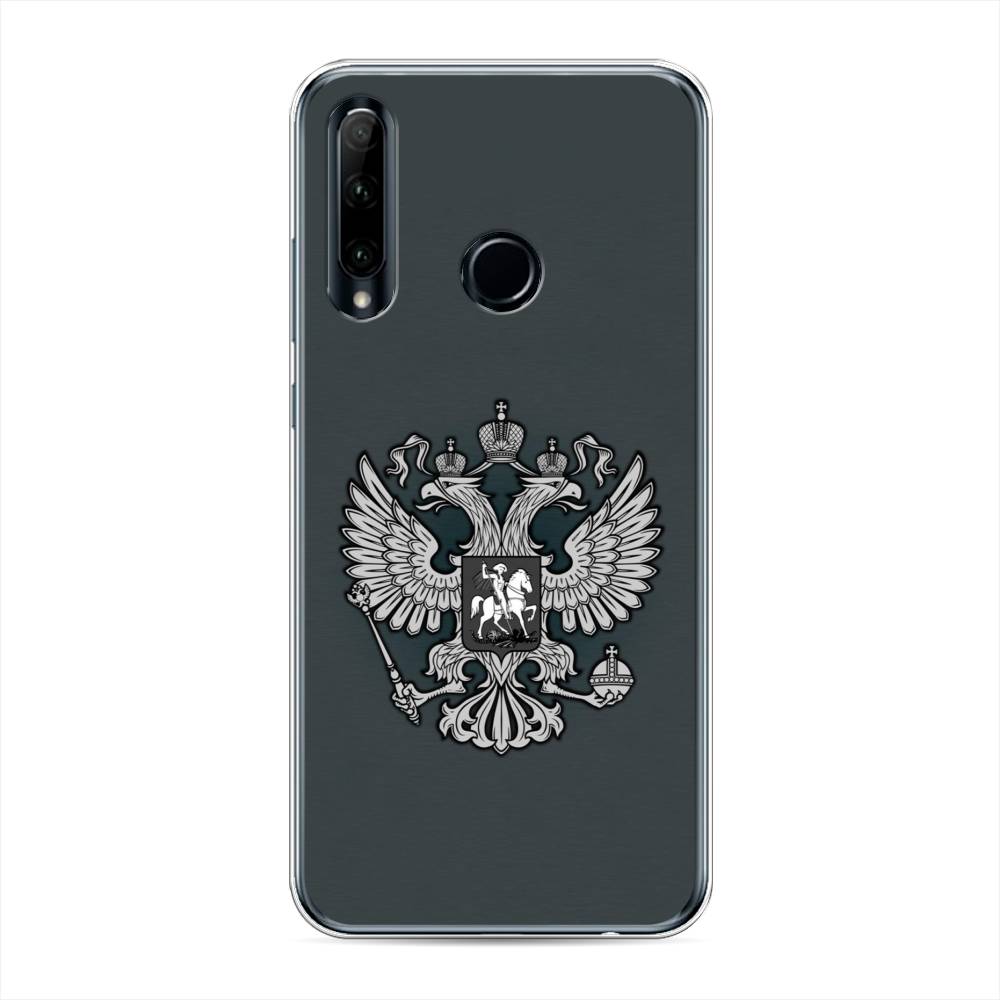 фото Чехол awog "герб россии серый" для honor 20 lite 2019