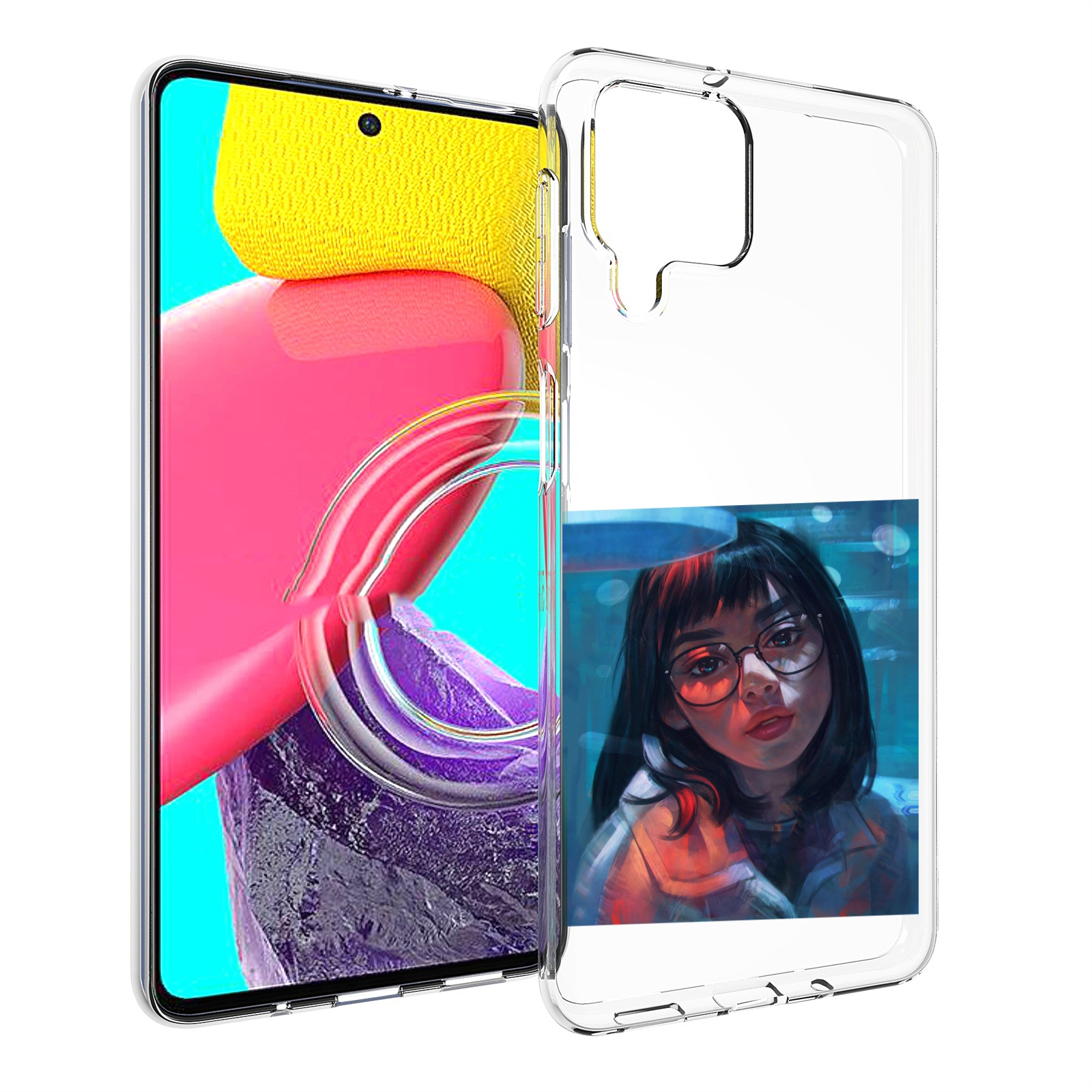 

Чехол MyPads девушка-под-красным-светом для Samsung Galaxy M53 (SM-M536), Прозрачный, Tocco