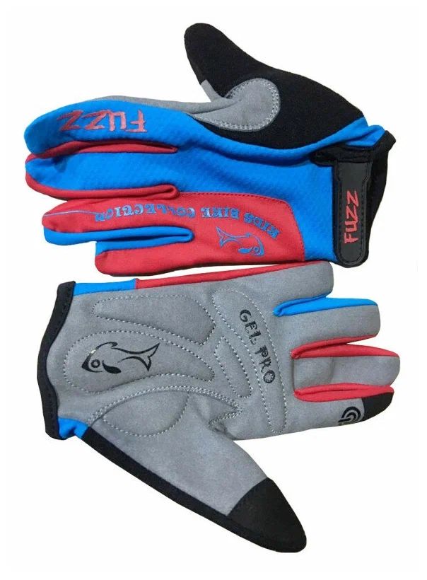 Перчатки детские FUZZ 08-202122 PRO RACE сине-красные, р-р 6/M красные перчатки