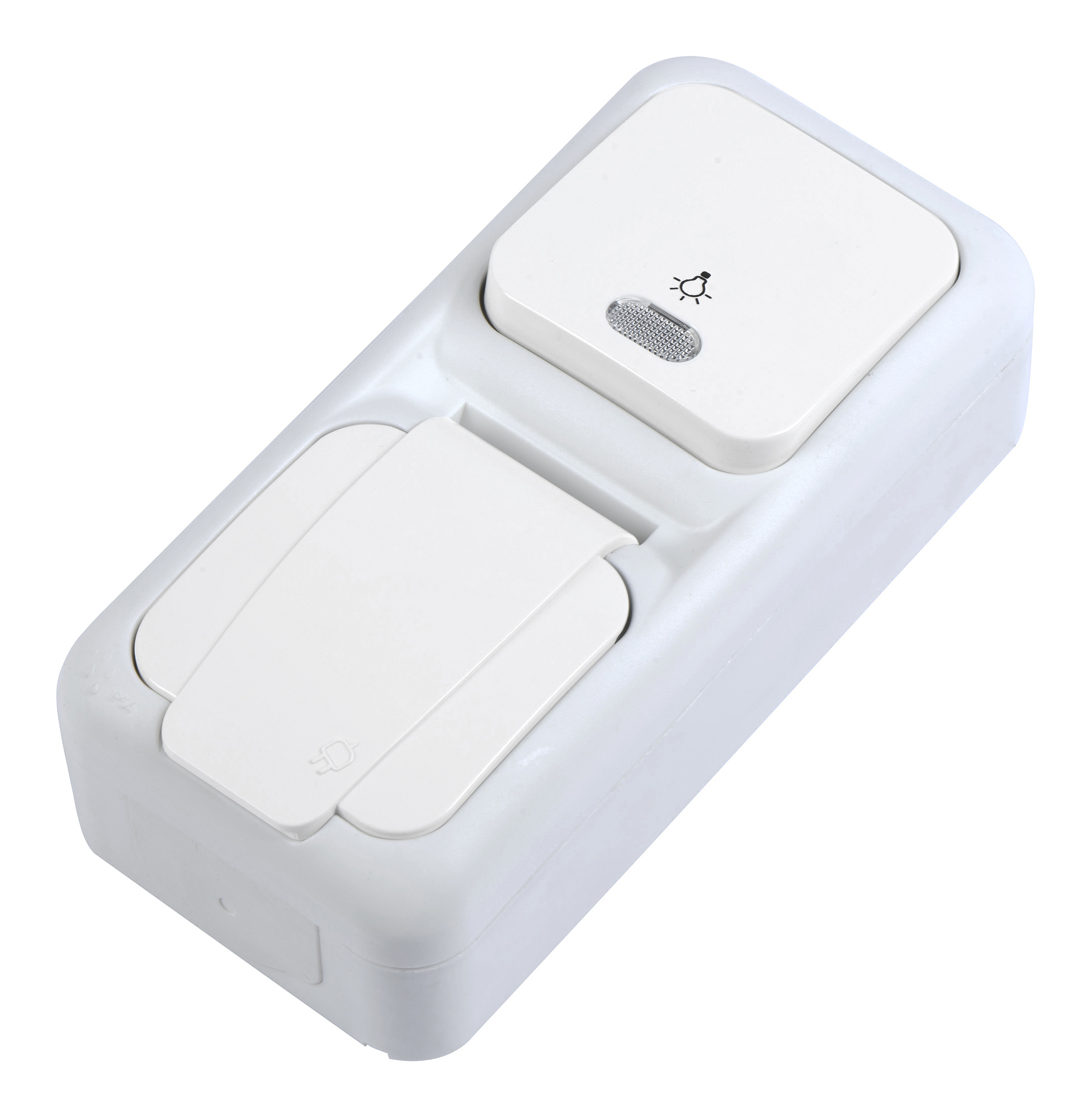 

Переключатель Panasonic Palmiye откр. 1кл. с подсветкой IP54 белый глянцевый (упак.:1шт) (