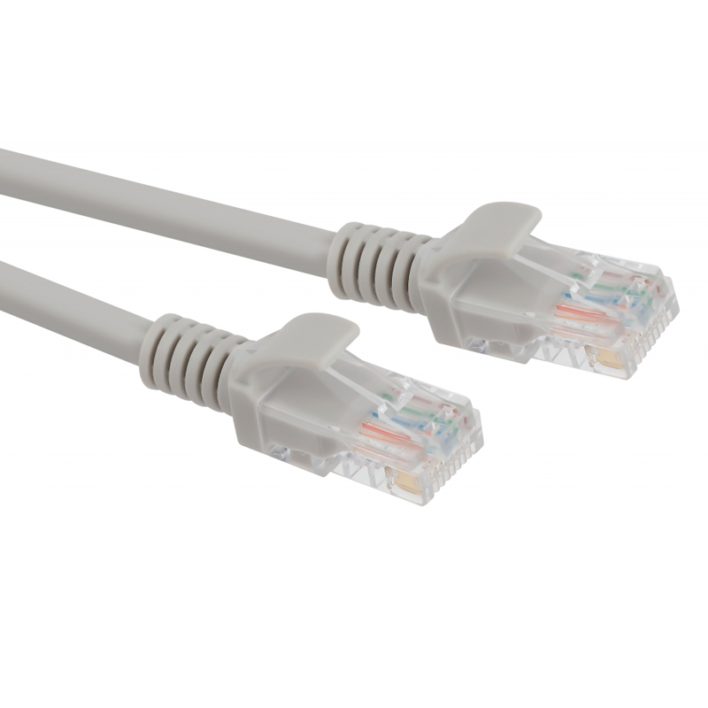 

Кабель ЭРА RJ45 - RJ45 вилка-вилка 1.5м (318786) серый