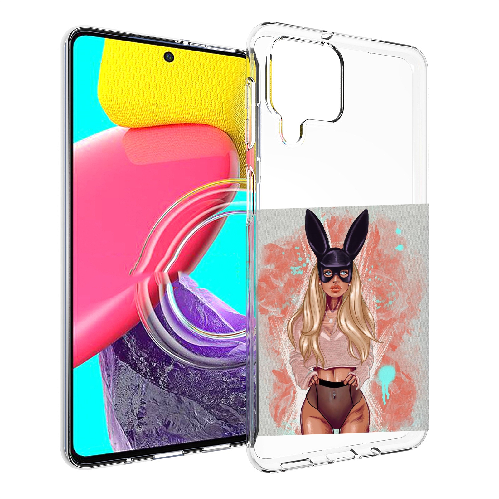 Чехол MyPads девушка-в-нижнем-белье женский для Samsung Galaxy M53 (SM-M536)