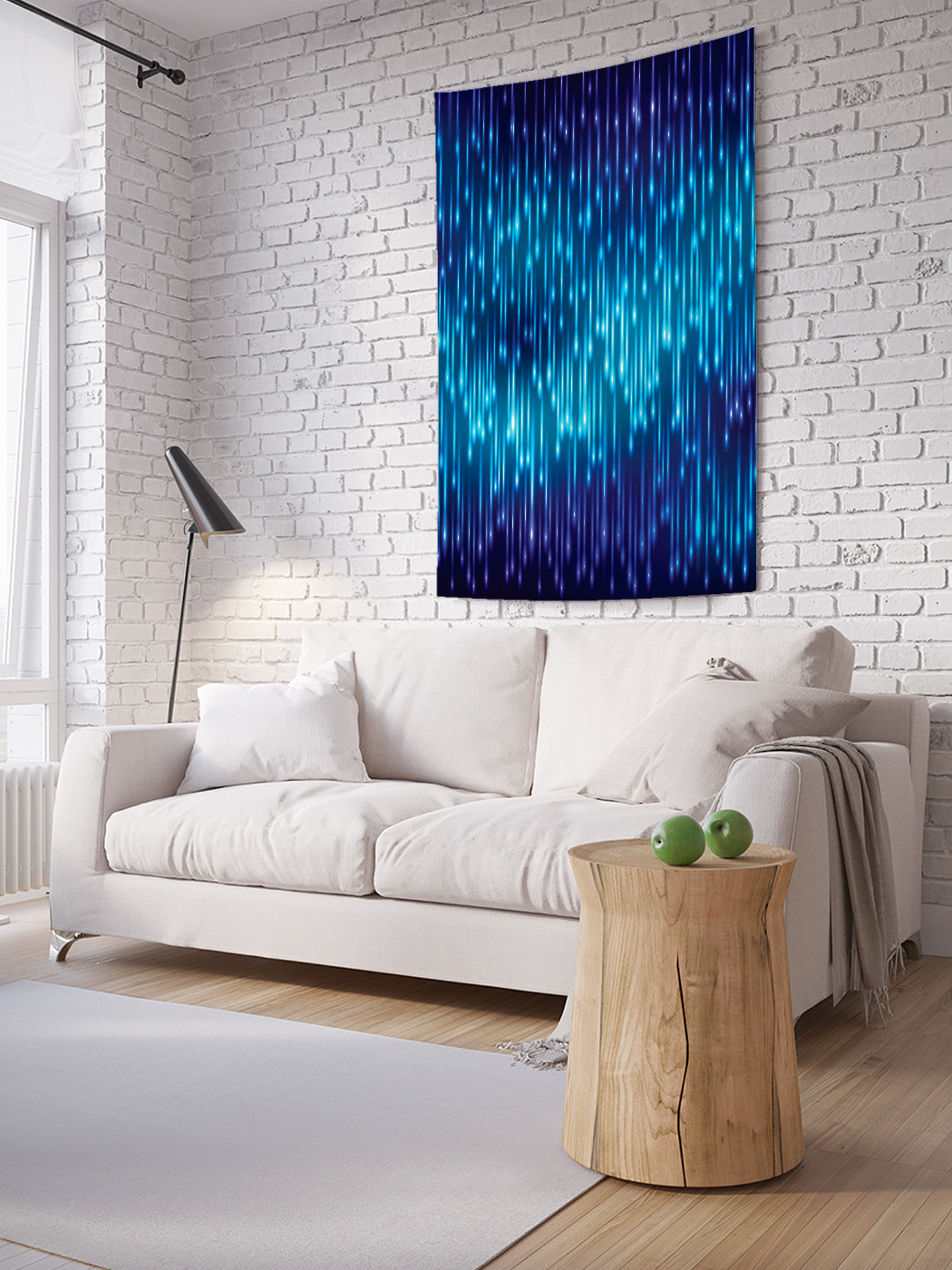 

Вертикальное фотопанно на стену JoyArty Дождевая стена 150x200 см, Дождевая стена