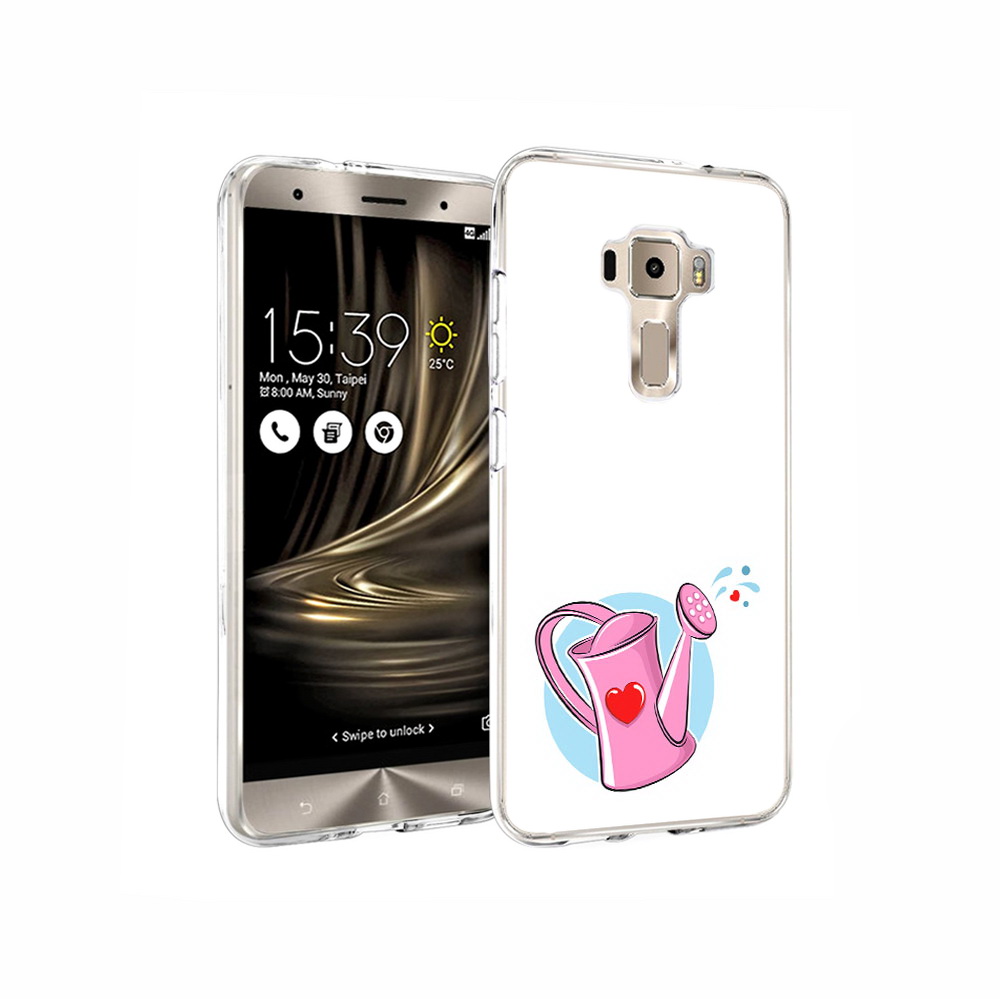 

Чехол MyPads Tocco для Asus ZenFone 3 Лейка любви 14 февраля, Прозрачный, Tocco