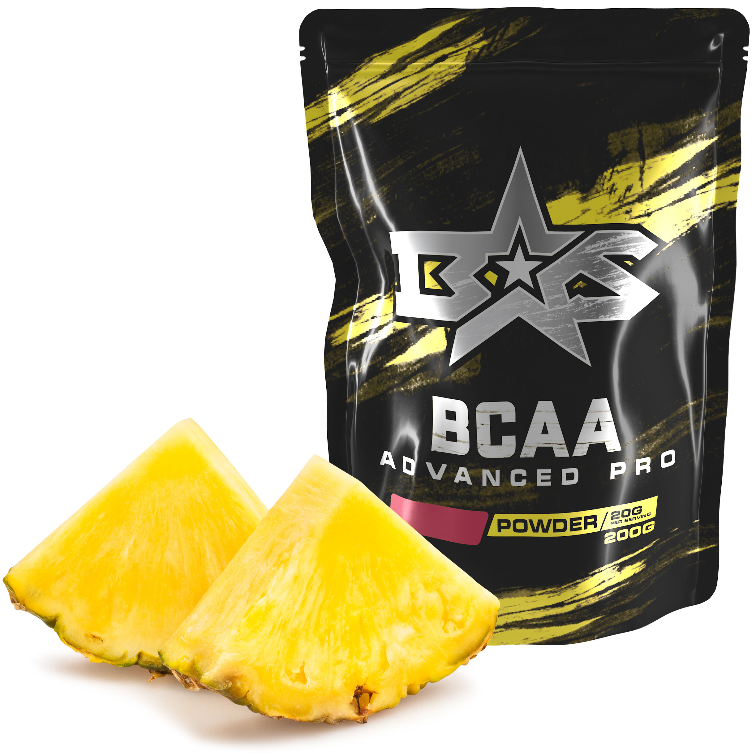 Binasport Advanced PRO BCAA 200 г, ананас