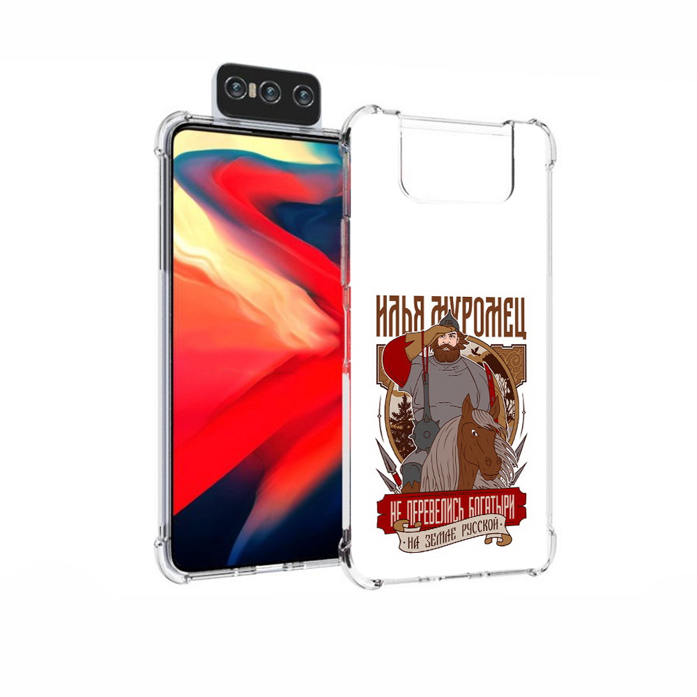 

Чехол MyPads Tocco для Asus Zenfone 7 (ZS670KS) Илья Муромец, Прозрачный, Tocco