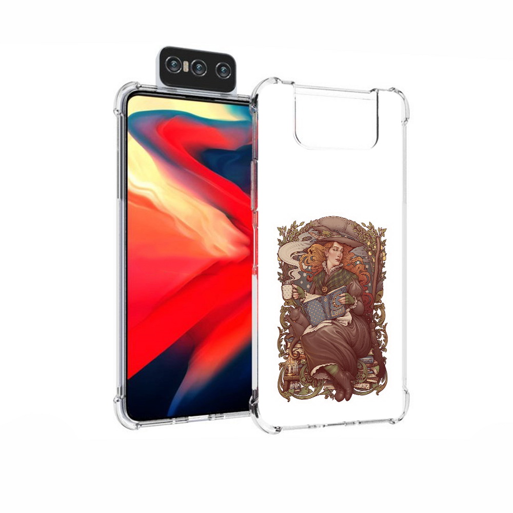 

Чехол MyPads Tocco для Asus Zenfone 7 (ZS670KS) Женские_126, Прозрачный, Tocco