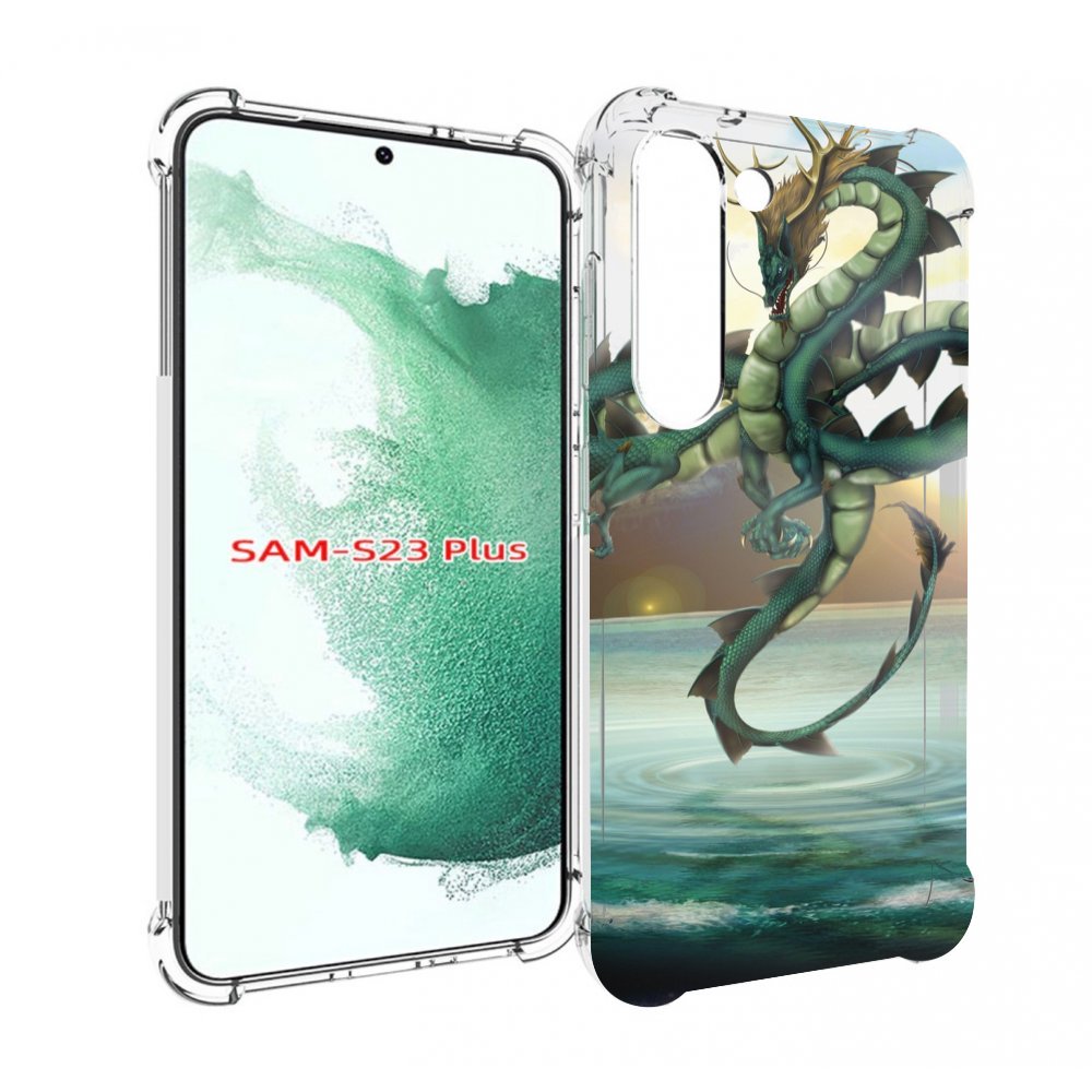 

Чехол MyPads водяной-дракон для Samsung Galaxy S23 Plus +, Прозрачный, Tocco