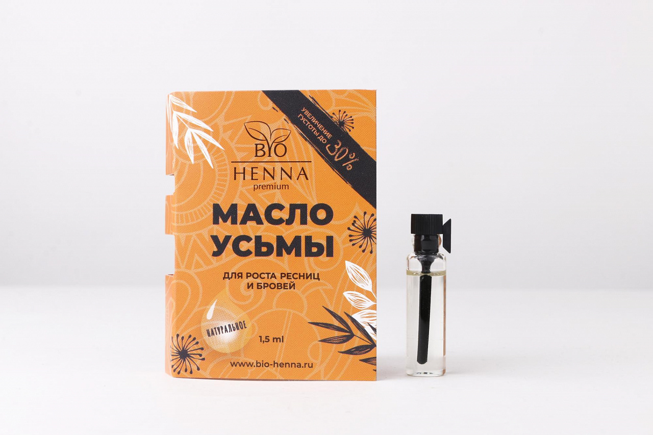 Масло Bio henna для роста бровей 1.5 мл eclat масло для роста ресниц и бровей lash oil