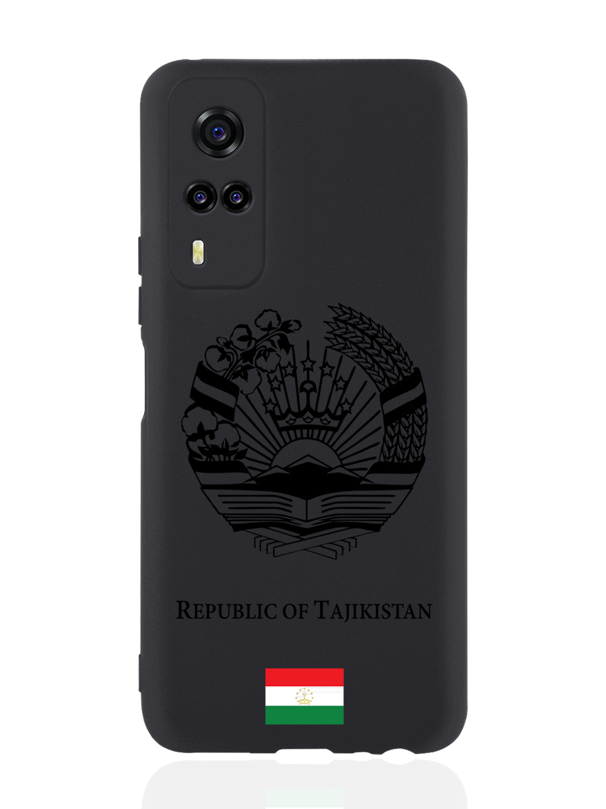

Чехол SignumCase для Vivo Y31/Y53S Черный лаковый Герб Таджикистана черный