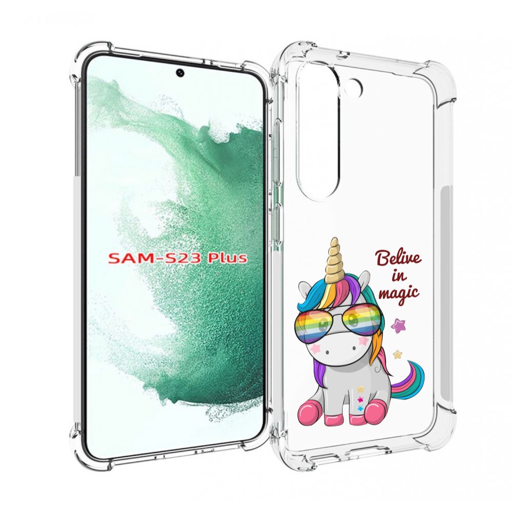 

Чехол MyPads верю-в-магию детский для Samsung Galaxy S23 Plus +, Прозрачный, Tocco