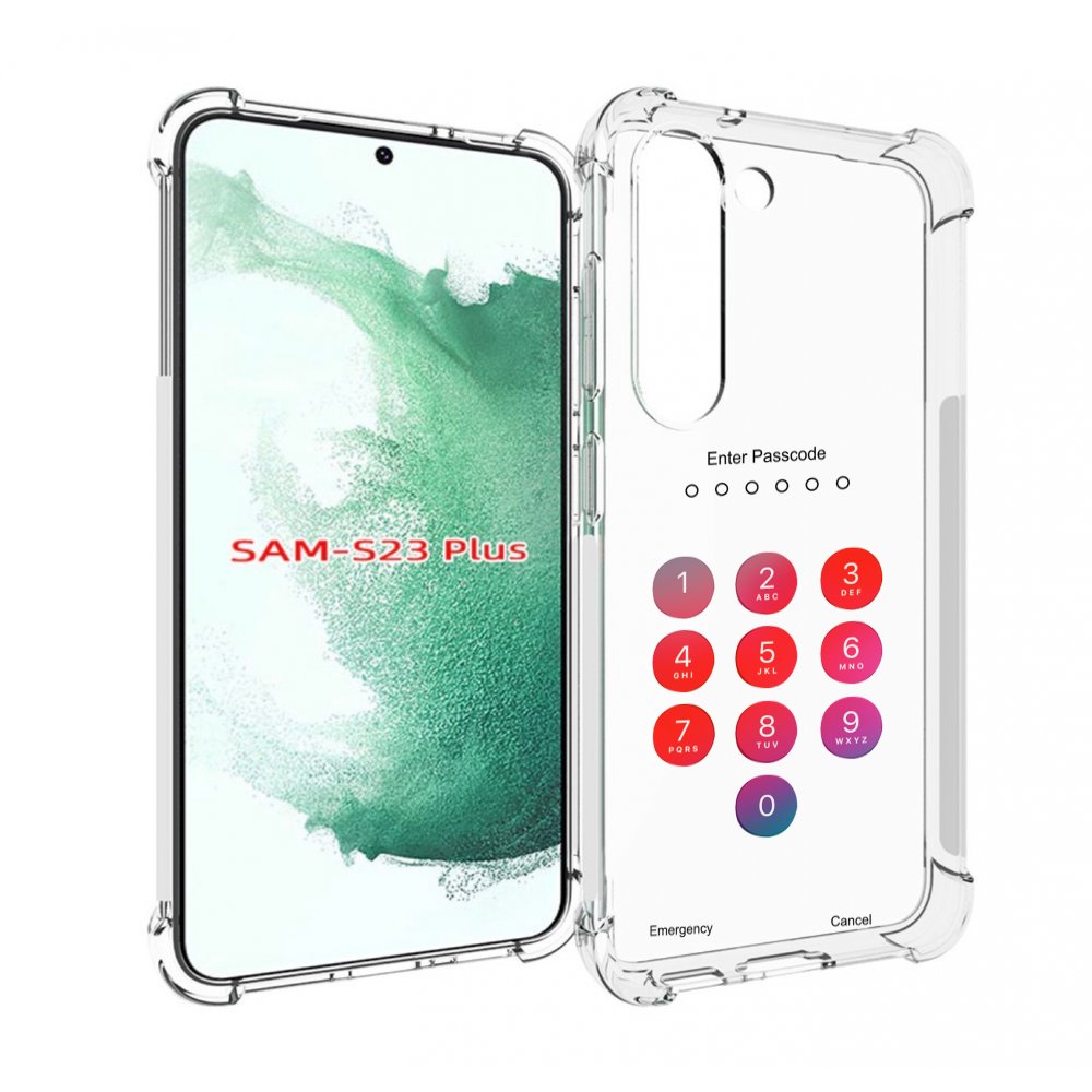 

Чехол MyPads введите-пароль для Samsung Galaxy S23 Plus +, Прозрачный, Tocco