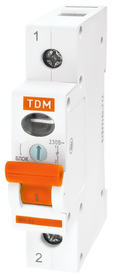 

TDM Electric ВН-32 выключатель нагрузки 1 полюс 63А