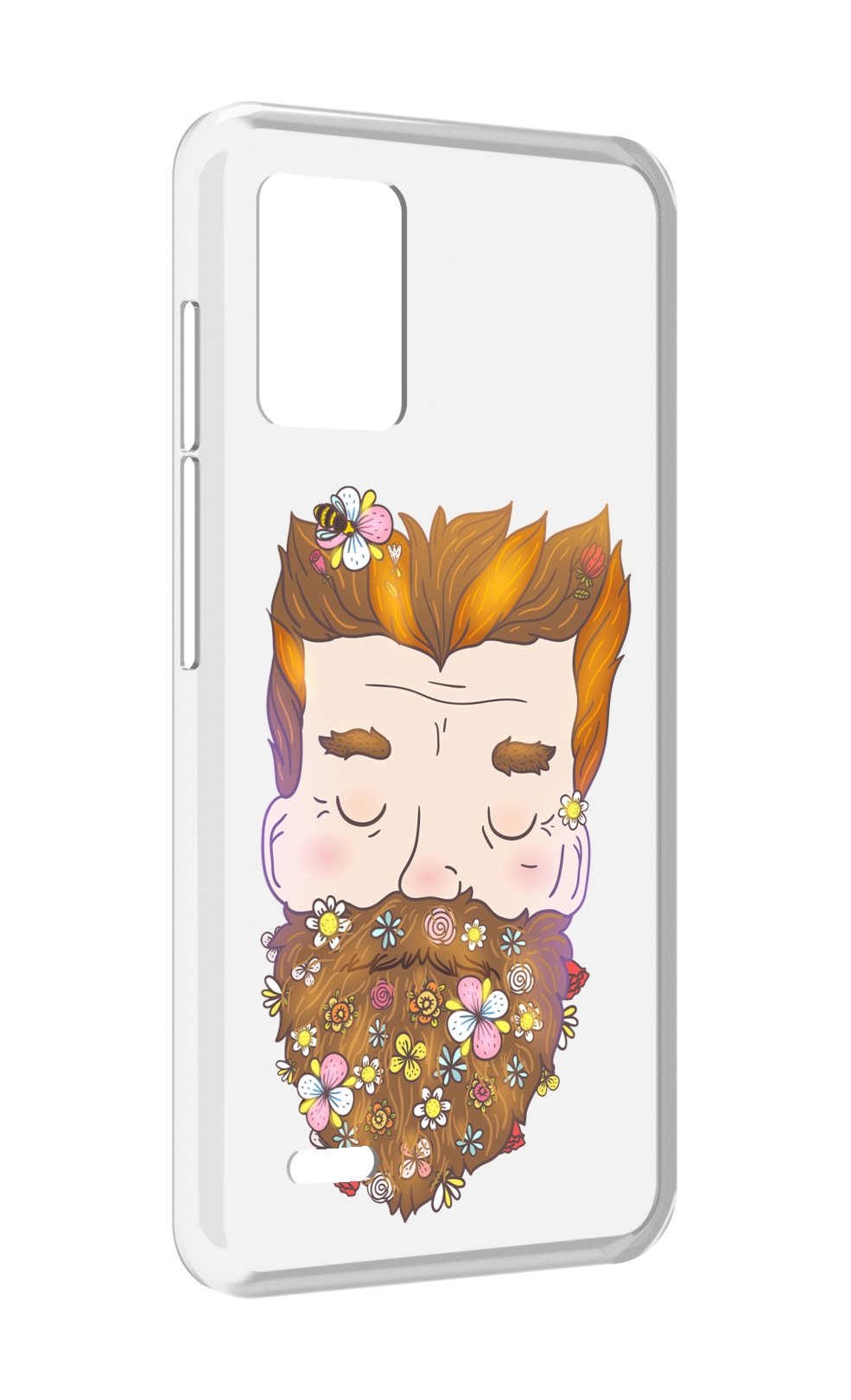 

Чехол MyPads мужчина с цветами в бороде для UMIDIGI Bison X10S / Bison X10G, Прозрачный, Tocco