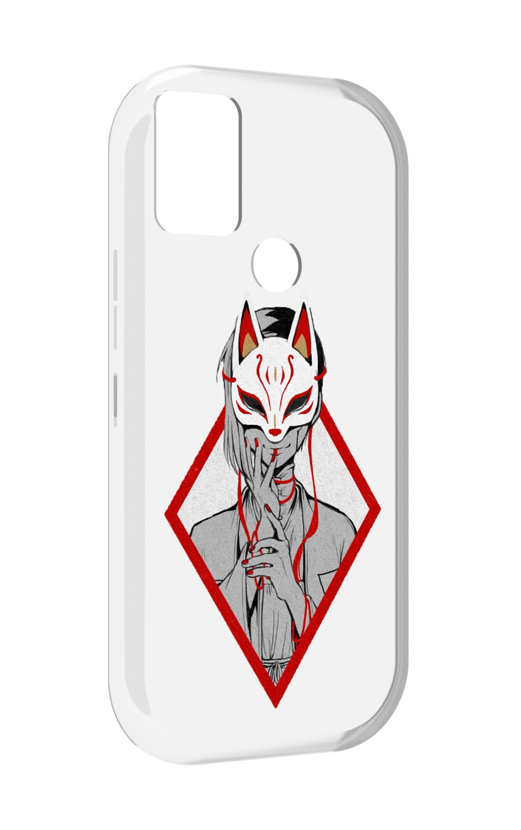 

Чехол MyPads девушка в маске япония для UMIDIGI A9, Прозрачный, Tocco