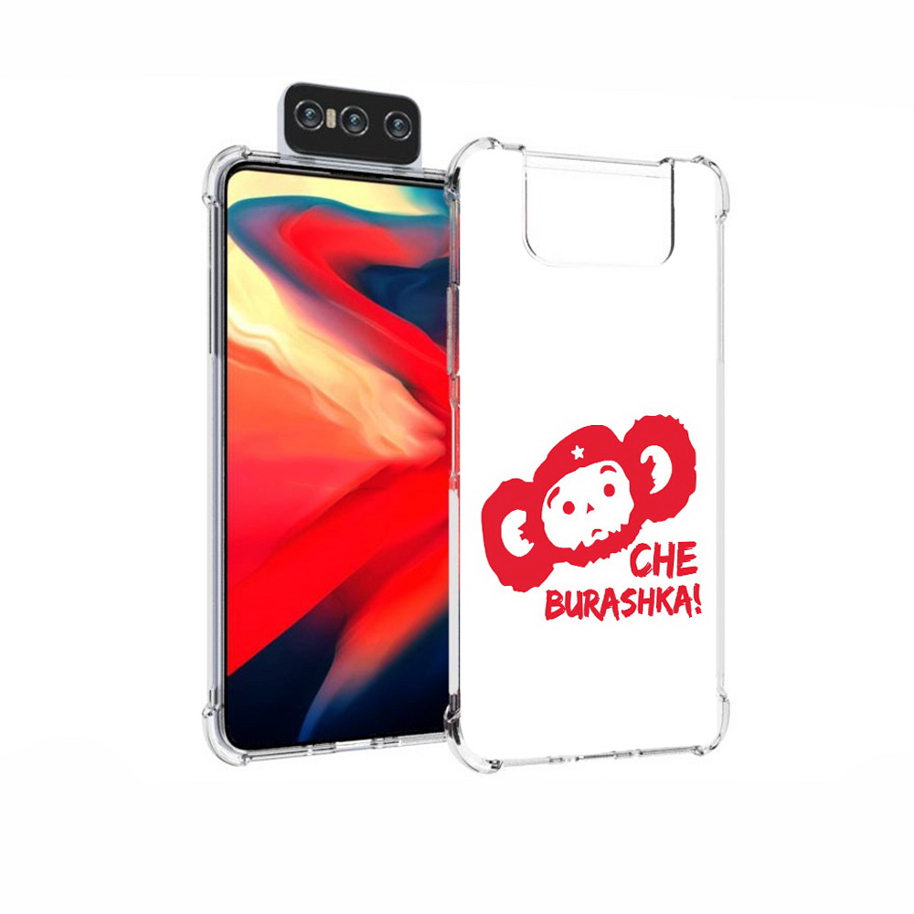 

Чехол MyPads Tocco для Asus Zenfone 7 (ZS670KS) чебурашка, Прозрачный, Tocco