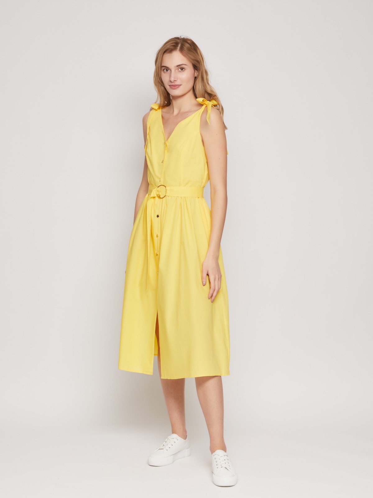 

Сарафан женский Zolla 022258291293 желтый 2XL, 022258291293