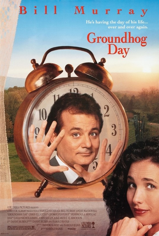 

Постер к фильму "День сурка" (Groundhog Day) Оригинальный 68,6x101,6 см