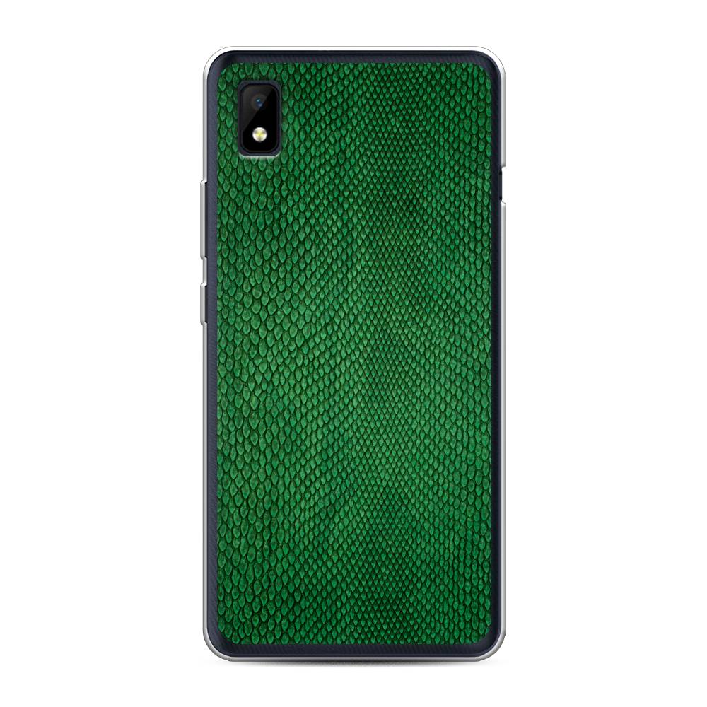 

Чехол Awog на ZTE Blade L210 / ЗТЕ Блэйд L210 "Изумрудная змея", Разноцветный, 134150-3