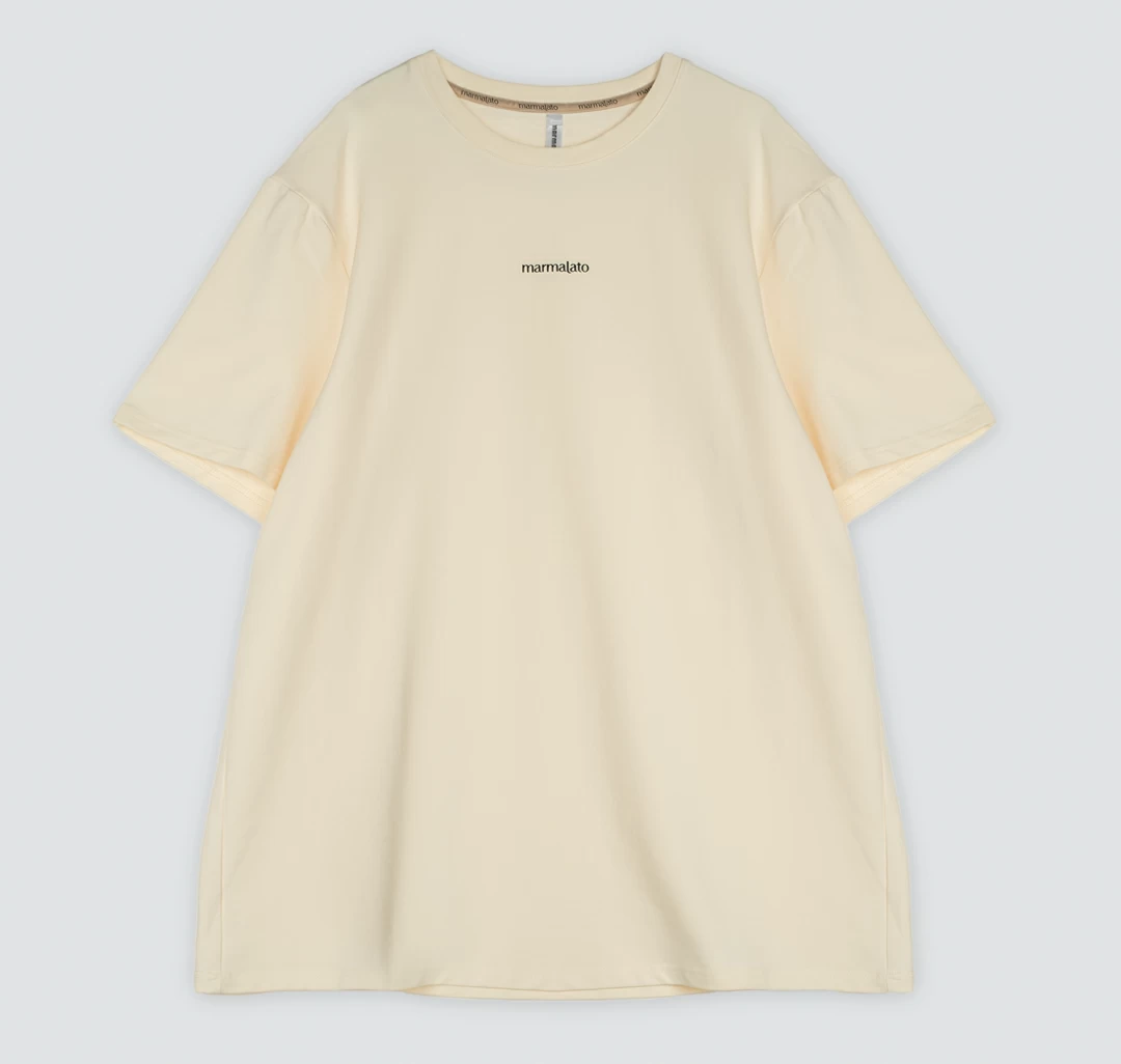 

Футболка женская Marmalato 1047-005 бежевая M/L, 1047-005