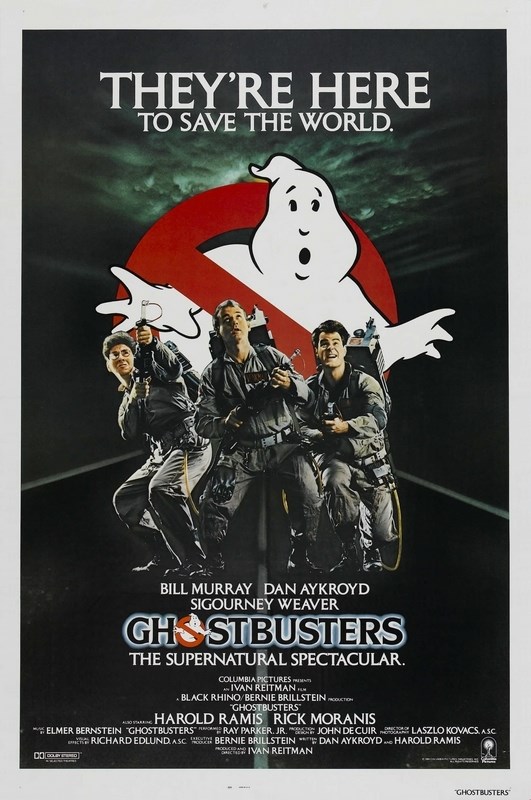 

Постер к фильму "Охотники за привидениями" (Ghost Busters) Оригинальный 68,6x104,1 см